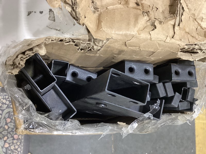 Condition photo showing As Is for Over-The-Toilet Storage Rack, 4-Tier Bathroom Organizer Shelf Over Toilet with Adjustable Shelf and Basket, Freestanding Space Saver Bathroom Shelves Above Toilet for Room (Vintage Brown)