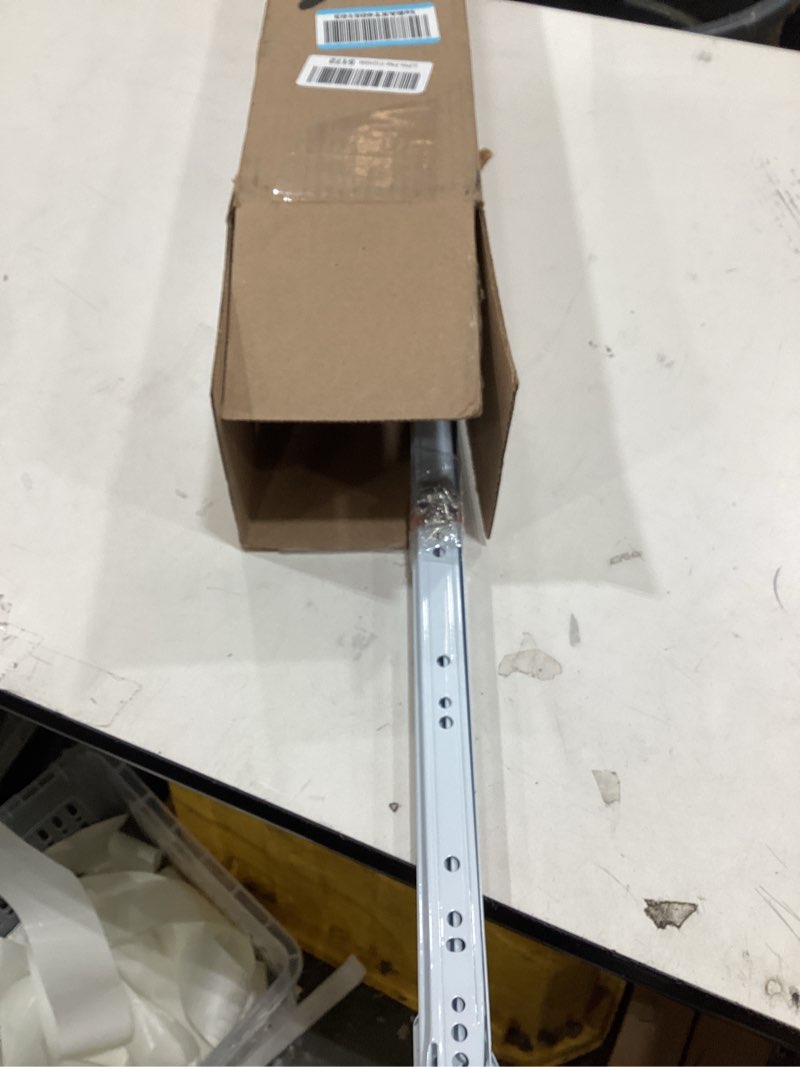 Condition photo showing As Is for uxcell 1 Pair Drawer Slides, 22 Inch Drawer Slide Heavy Duty Side Bottom Mount Drawer Glides Replacement for Cabinet Dresser Drawers 22 Inch 1