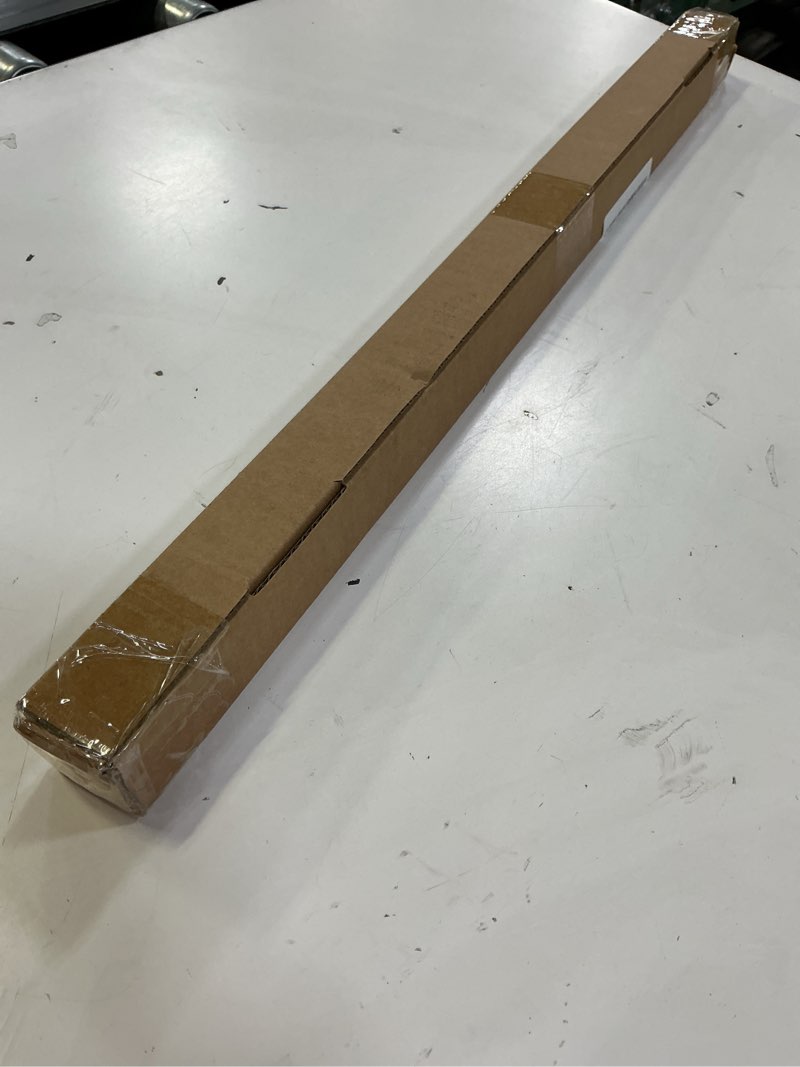Condition photo showing New/Like New for 24 inch ceiling fan downrod with extension cord,2 ft downrod for ceiling fan,1 inch outside diameter,ceiling boom suitable for a wide range of fans (gold,not threaded) 24in gold