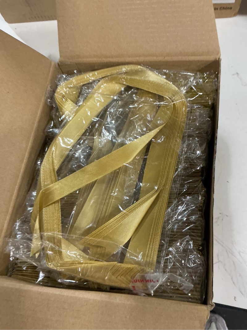 Condition photo showing New/Like New for amazingspark 50 pcs purple gold mini gift bags bulk 6.3 x 3.9 x 2.8 inch party favors elegant small gift bags with handles and ribbon bows for wedding birthday bridal baby shower party favors