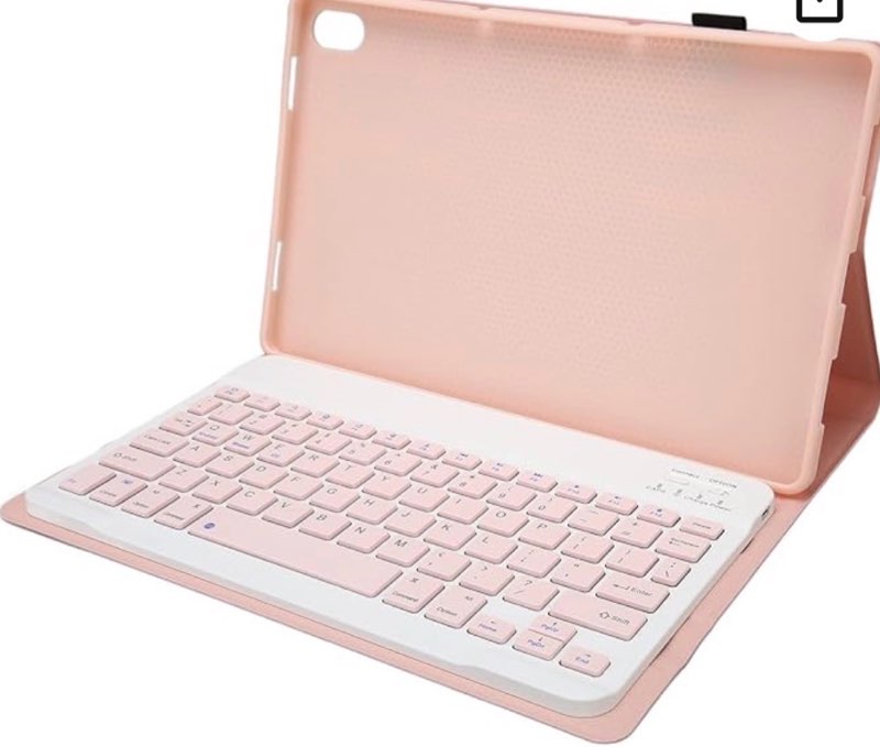 (Similar)Estink Teclado para Tableta, Funda para Teclado de Tableta, Funda Magnética, Teclado Inalámbrico BT Connect para Tab P11 Plus 2021 P11 2020 (Rosa)