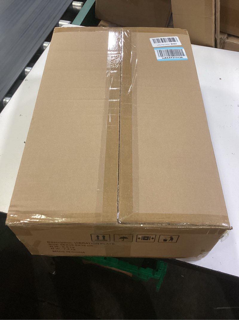 Condition photo showing New/Like New for vibration plate exercise machine: tisscare vibrating plates for weight loss and lymphatic drainage, 400lbs shake plate whole body workout platform for home fitness fat burner gifts black