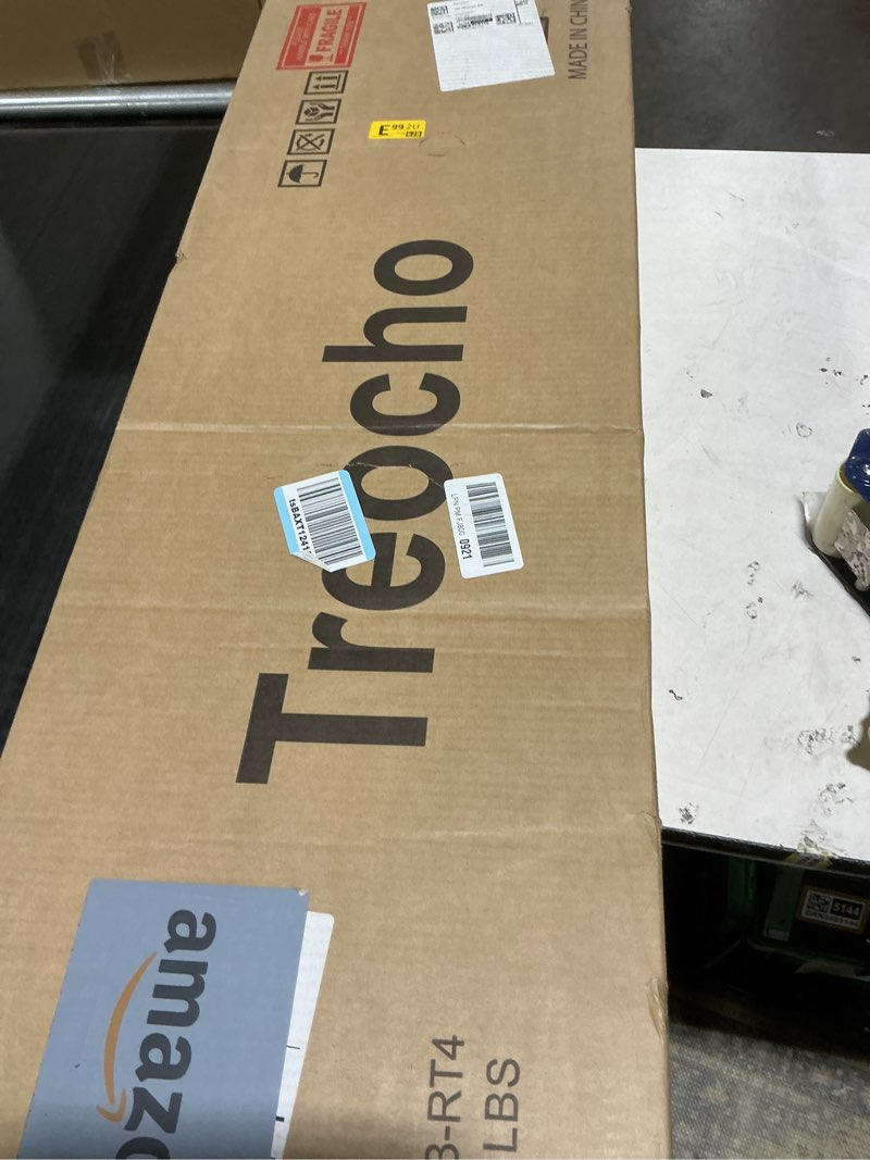 Condition photo showing Good Condition for Treocho 47" Fluted Console Table with 3 Drawers, Narrow Long Entryway Table with Storage and Shelf, 2-Tier Sofa Table Behind Couch Accent Tables for Entrance Foyer, Hallway, Living Room, Oak Natural 1 Tier