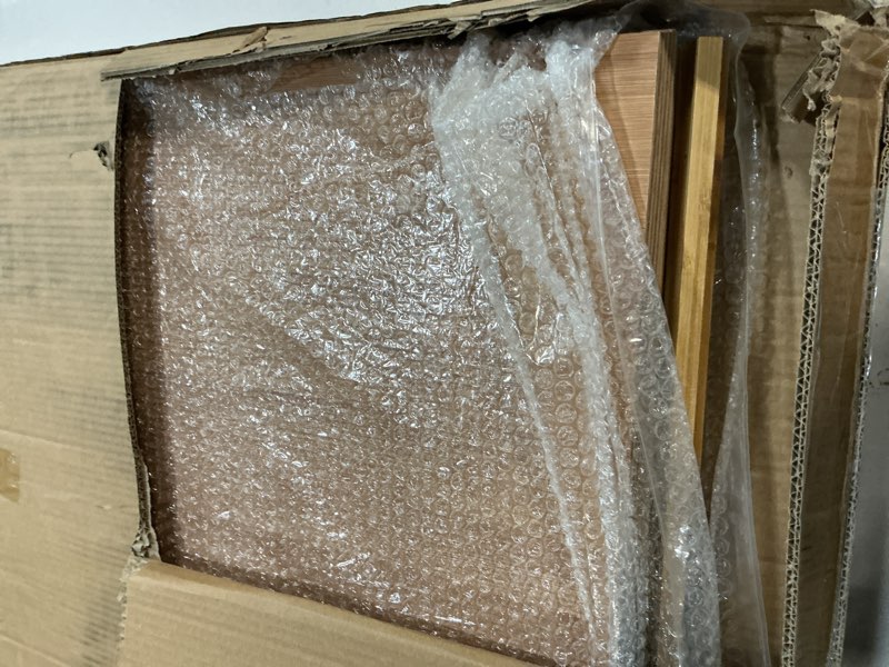 Condition photo showing Good Condition for SpaceAid 6 Pack Tray Dividers for Cabinets, Bamboo Kitchen Cookie Baking Sheet Organizer for Cabinet, Vertical Pan and Trays Organizers for Pantry Storage