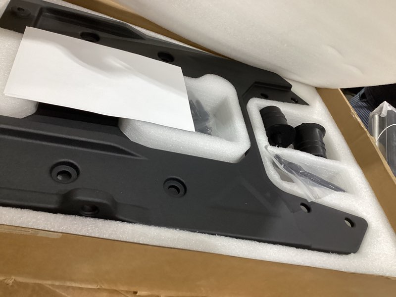 Condition photo showing New/Like New for oversized spare tire tailgate reinforcement kit for 18-23 jeep wrangler jl 82215356ab 82215356ac carrier tire mounting bracket hinge kit/enhance spare tire mounting bracket
