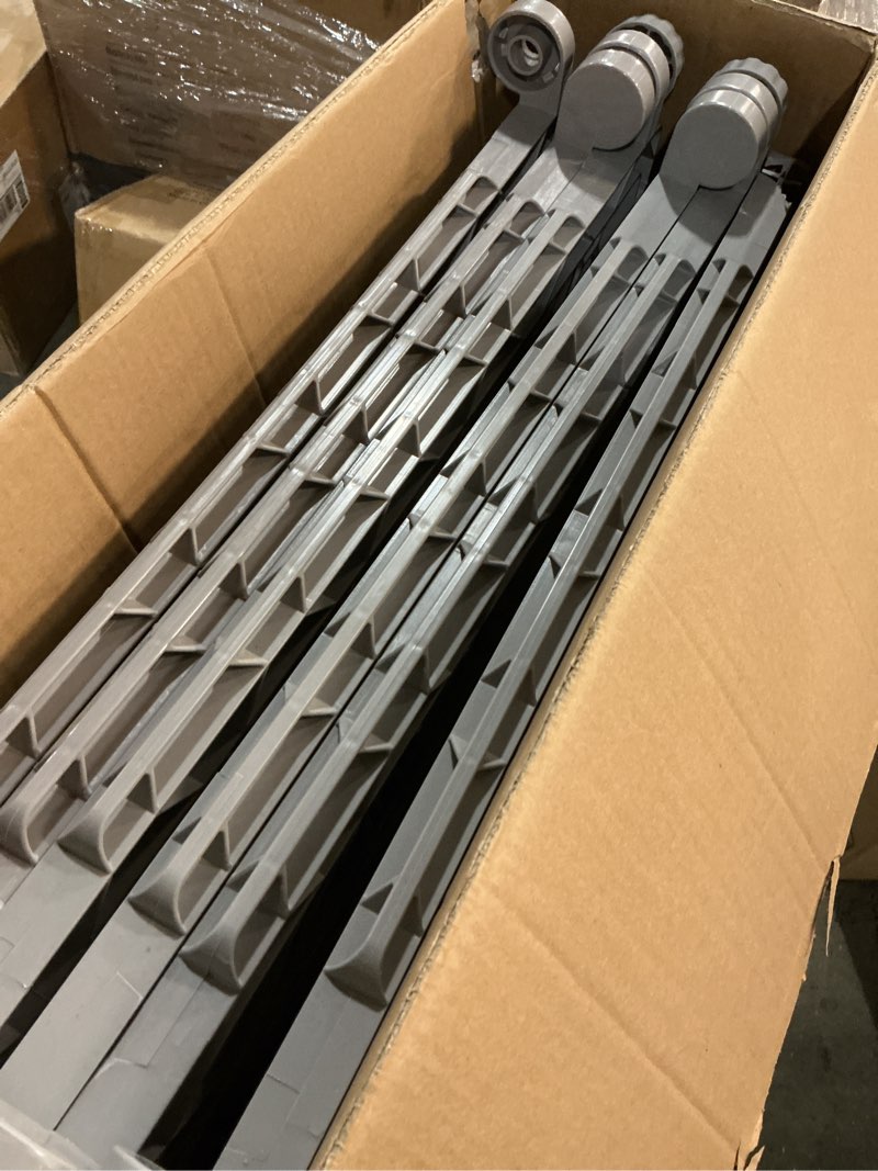 Condition photo showing As Is for Regalo Plastic 192-Inch Super Wide Adjustable Baby Gate and Play Yard with Door, Award Winning Brand, 2-in-1, Bonus Kit, Includes 4 Pack of Wall Mounts Brown w/ Door