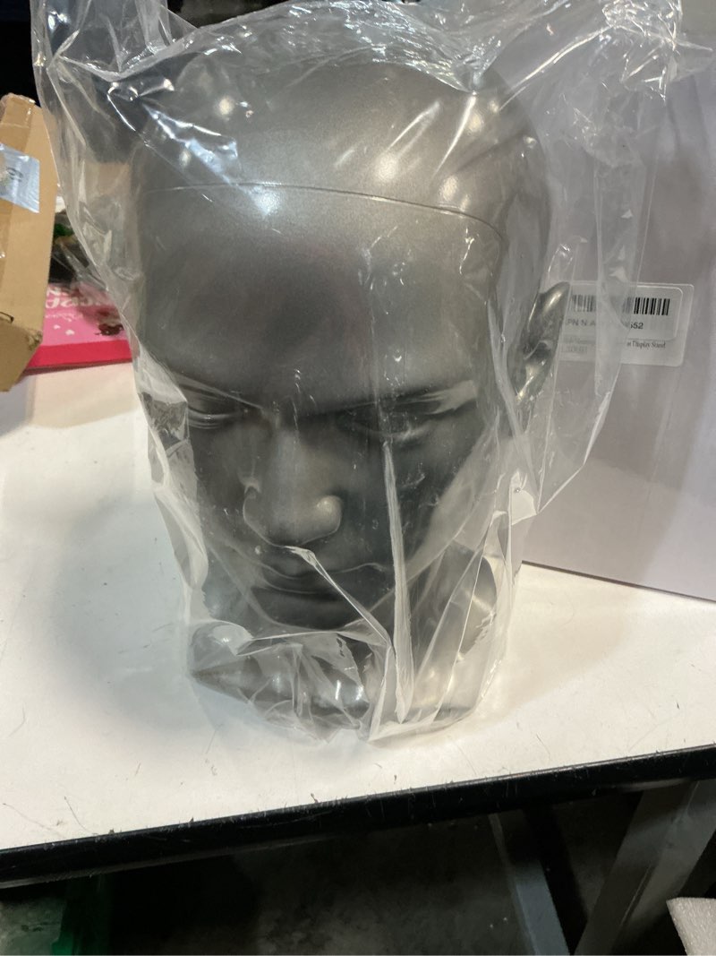 Condition photo showing Good Condition for Tcwuzick Male Mannequin Head Professional Manikin Head for Display Wigs Hats Headphone Mask Sunglass