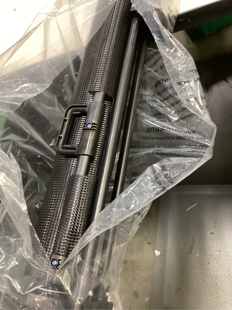 Condition photo showing Good Condition for reinforced 42" tall retractable dog gate, 155" extra long retractable baby gate with support rods - prevent crawling under, indoor/outdoor retractable gate extra tall baby gate retractable fence/black black (42" tall x 155" wide)