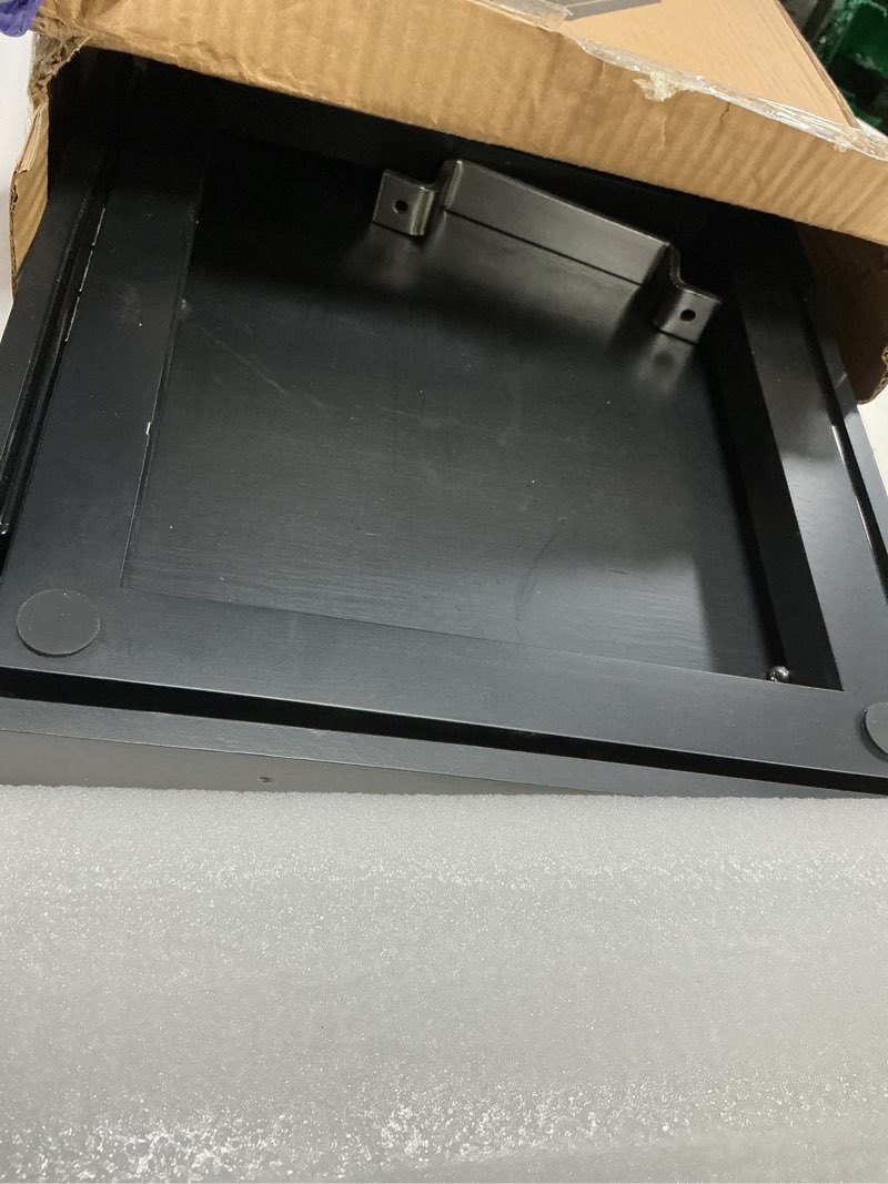 Condition photo showing Good Condition for Natural Acacia Sliding Tray for Coffee Machine Kitchen Appliance slider Moving Caddy, appliance slider,appliance rolling stand air fryer rolling tray Black