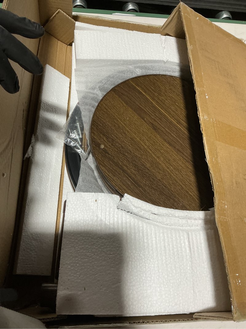 Condition photo showing Good Condition for Solid Wood Rotary Coat Rack with 3 Shelves and 9 Hooks, Freestanding Coat Rack,Coat Hanger Stand for Bedroom, Entryway, Livingroom,