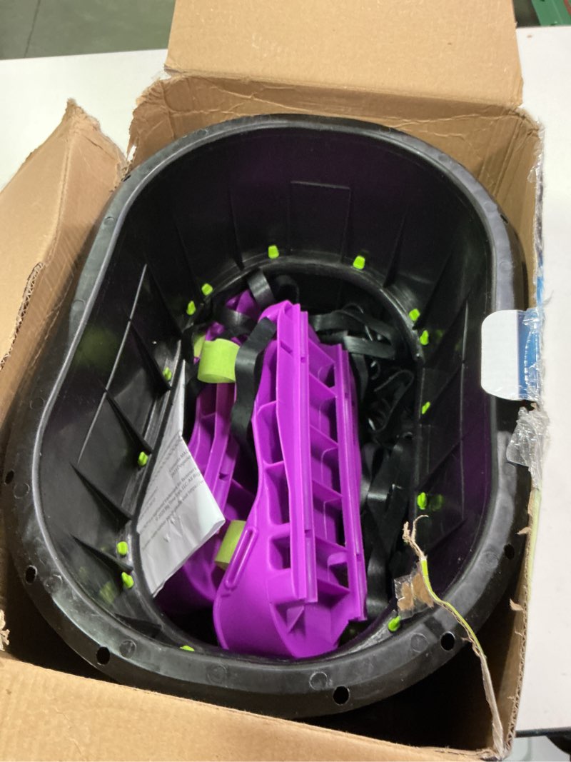 Condition photo showing Good Condition for Moon Shoes Bouncy Shoes, Mini Trampolines for Your Feet, One Size, New and Improved, Bounce Your Way to Fun, Very Durable, No Tool Assembly, Athletic Development, max Weight 130 lbs.