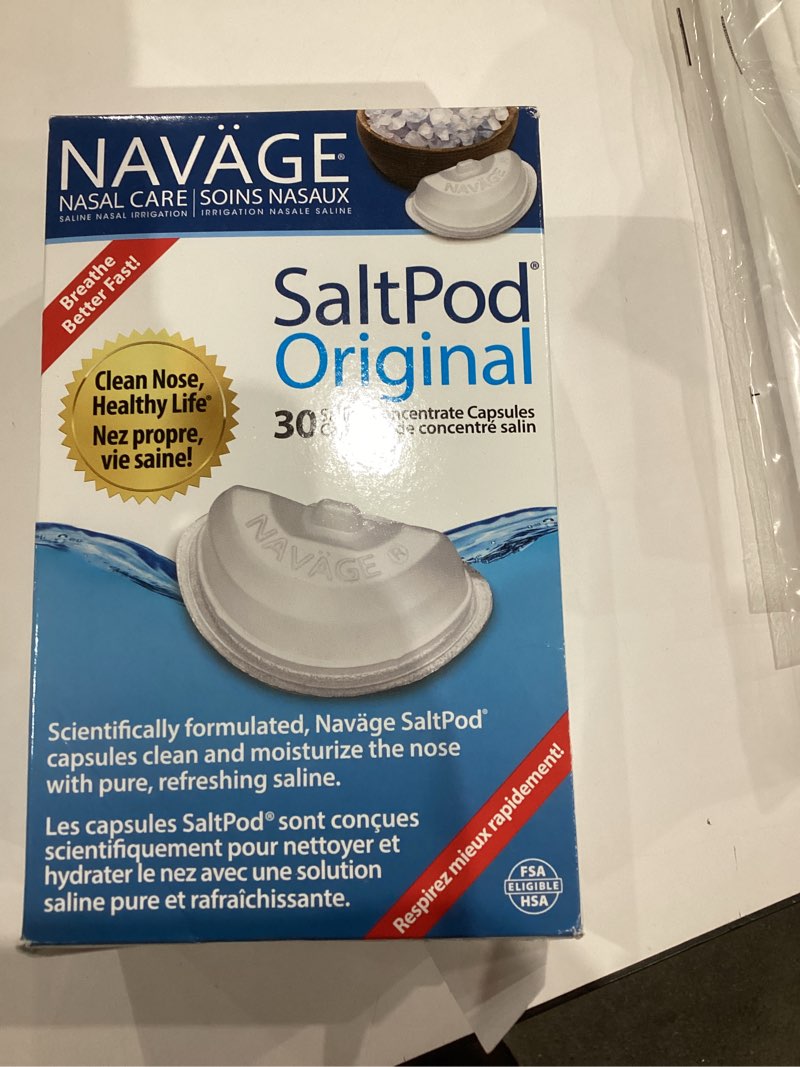 Condition photo showing New/Like New for Navage Original SaltPod Bundle 30 Pack (30 SaltPods) Salt Pod Refills Only - Exclusively Designed Nasal Irrigation System - Sinus Rinse and Saline Pods for Fast & Soothing Relief