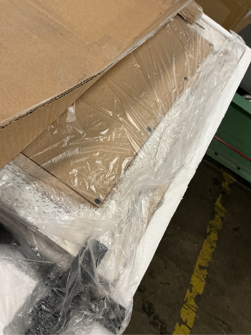 Condition photo showing Good Condition for AAZZKANG Large Barn Door Mirror with Wood Framed Rectangle Mirrors for Wall Bathroom Vanity Mirror Decorative for Bedroom Farmhouse Entryway Horizontal 18"x26"