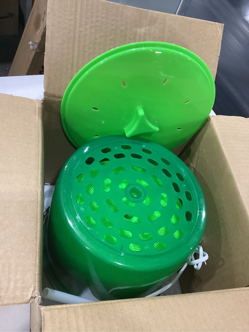 Condition photo showing Good Condition for USED NOT TESTED Bean Sprouts Machine, Seed Sprouter Kits, LED Display Time, Intelligent Automatic Bean Sprouts Maker, 2 Layers Function Large Capacity Seed Grow, Also for Radish, Alfalfa, Wheatgrass, Broccoli Sprouts