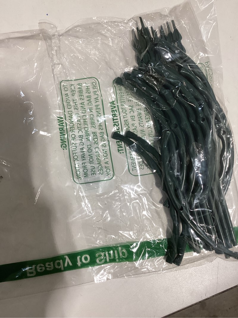 Condition photo showing As Is for leobro plant support stakes, 4 pcs plant stakes, plant support, peony cages and supports, garden stakes, plant stakes for indoor outdoor plants, hydrangea support cage, 10" w x 15.8" h 1 10"w x 15.8"h