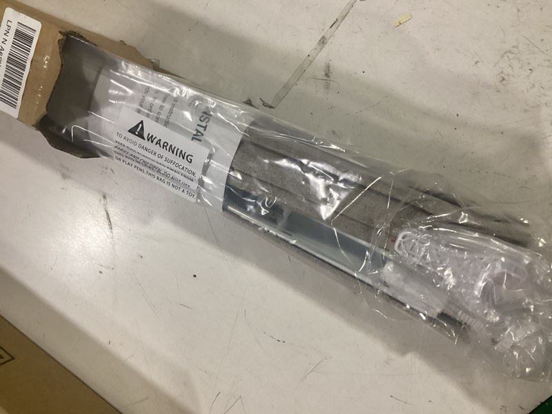 Condition photo showing Good Condition for no drill roman shades cordless blinds blackout for indoor windows, room darkening black out tension rod no hardware no tools inside mount, shade size 25 inches wide 50 inches high, beige beige 25"w x 50"h