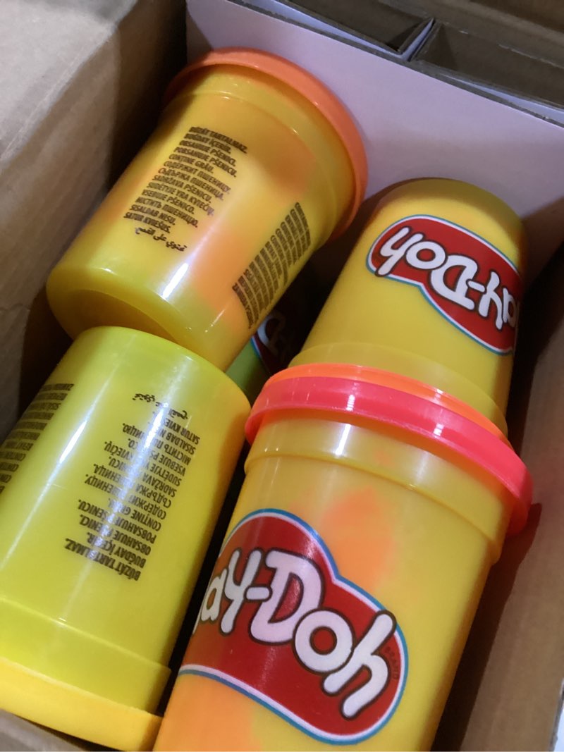Condition photo showing New/Like New for play-doh 22 pack ultimate color variety, bulk assorted colors, 2 & 4 ounce modeling compound cans, kids arts & crafts, preschool toys, ages 2+ (amazon exclusive)