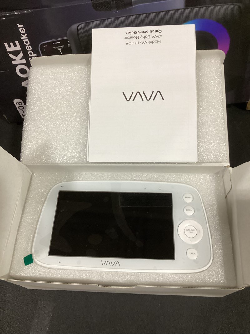Condition photo showing Good Condition for HiPP Video Baby Monitor Screen, 5” Parent Unit for VAVA, Single Split-Screen, Infrared Night Vision, 2X 4X Zoom, 900ft Long Range, 4500mAh Battery, 2-Way Audio Talk
