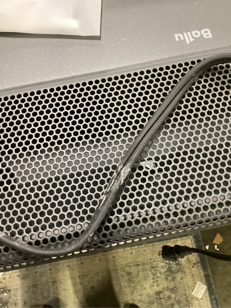 Condition photo showing As Is for Ballu Convection Panel Heater,1500W Space Heater for Large Room Indoor use with Programmable Thermostat,WiFi App Control,Smart Quiet,Works with Alexa,Black