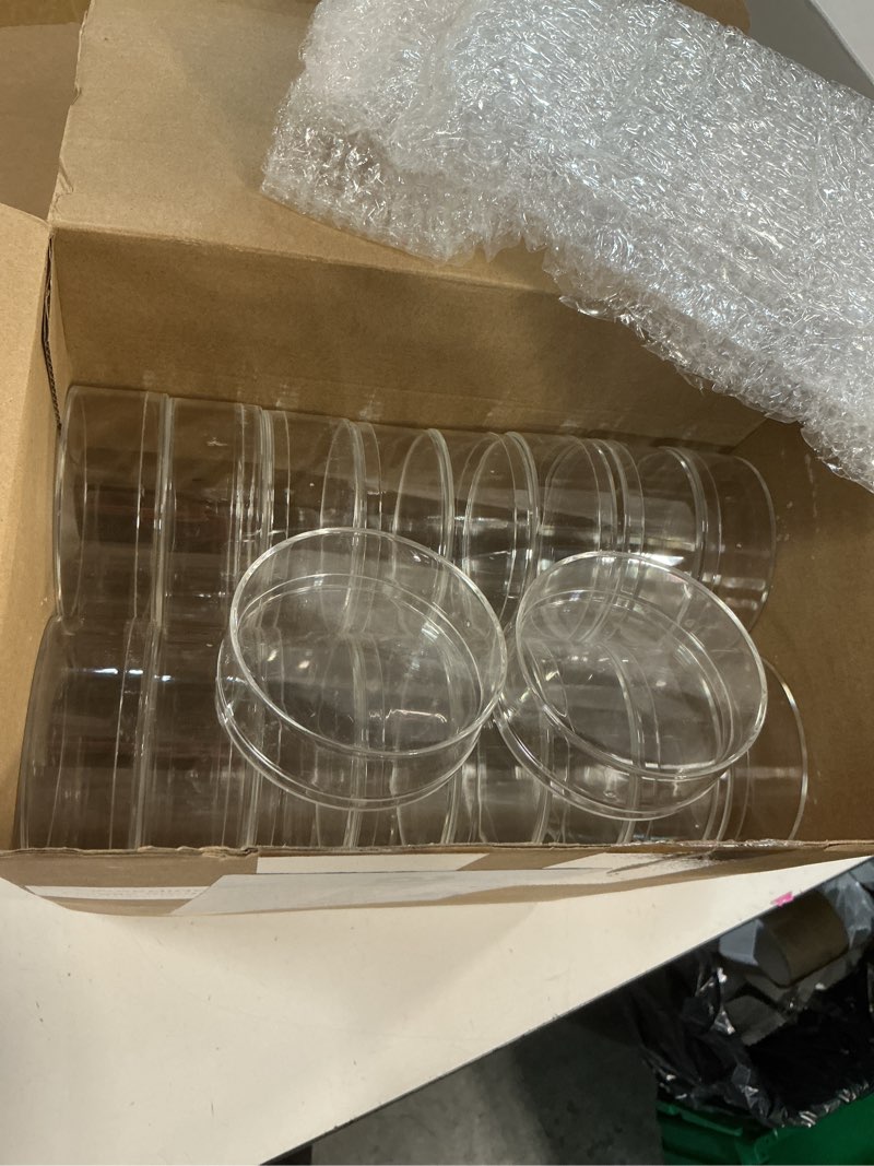 Condition photo showing New/Like New for taiyin 50 pcs plastic acrylic circle box with lid clear acrylic box small 3'' round cube organizer transparent storage boxes containers for candy beads jewelry gift wedding graduation favor 3 x 1.18''