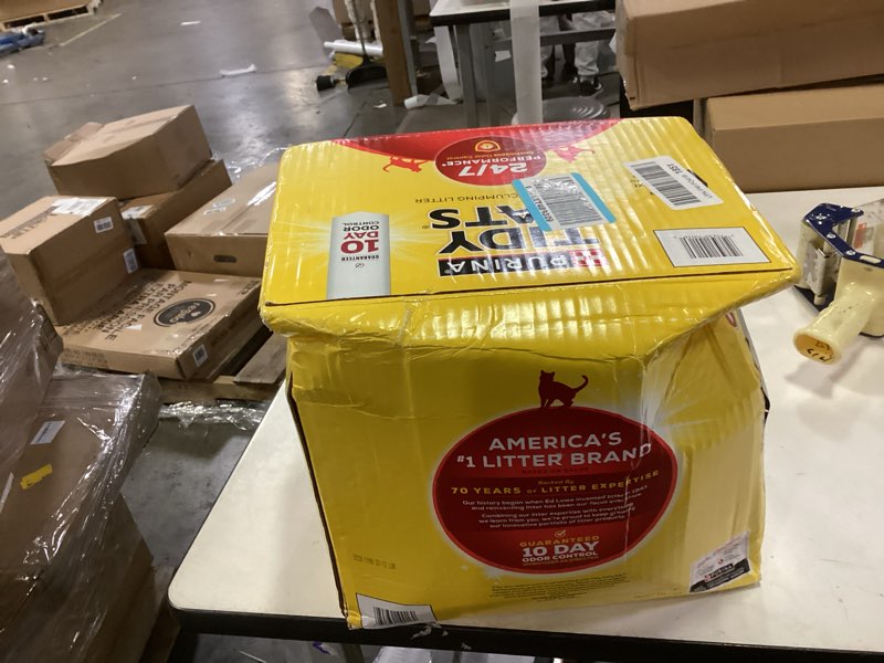 Condition photo showing New/Like New for Purina Tidy Cats Clumping Cat Litter, 24/7 Performance Multi Cat Litter - 38 lb. Box 38 Pound (Pack of 1)