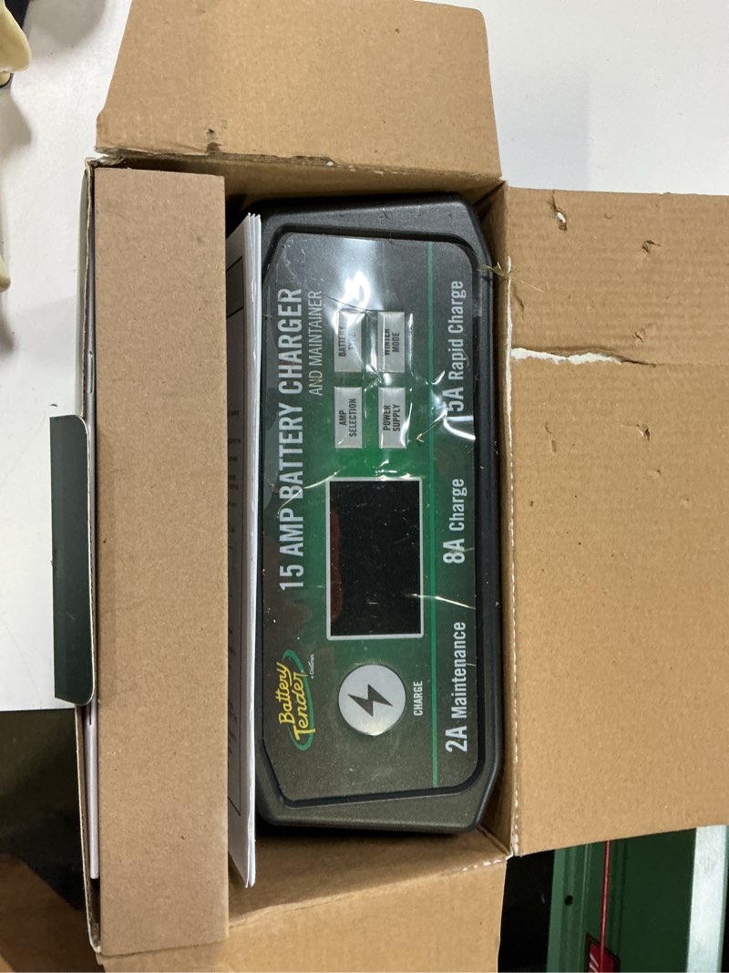 Condition photo showing Good Condition for battery tender 15-amp 12-volt car battery charger