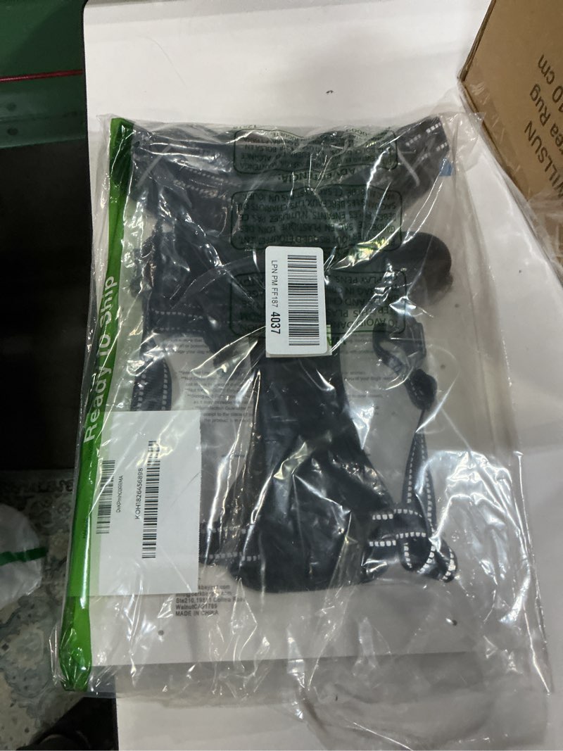 Condition photo showing Good Condition for BARKBAY No Pull Dog Harness Front Clip Heavy Duty Reflective Easy Control Handle for Large Dog Walking(Black,L) Large(Chest:24.5-32.5") Black