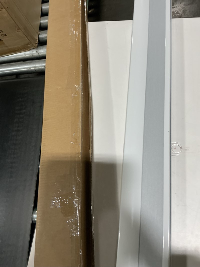 Condition photo showing Good Condition for LazBlinds No Tools No Drill Cordless Roman Shades for Windows, Blackout Thermal Insulated UV Blocking Window Blinds, Lightweight Fabric Blinds for Indoor Windows, 20" W x 60" H, Blackout - White White 20" W x 60" H