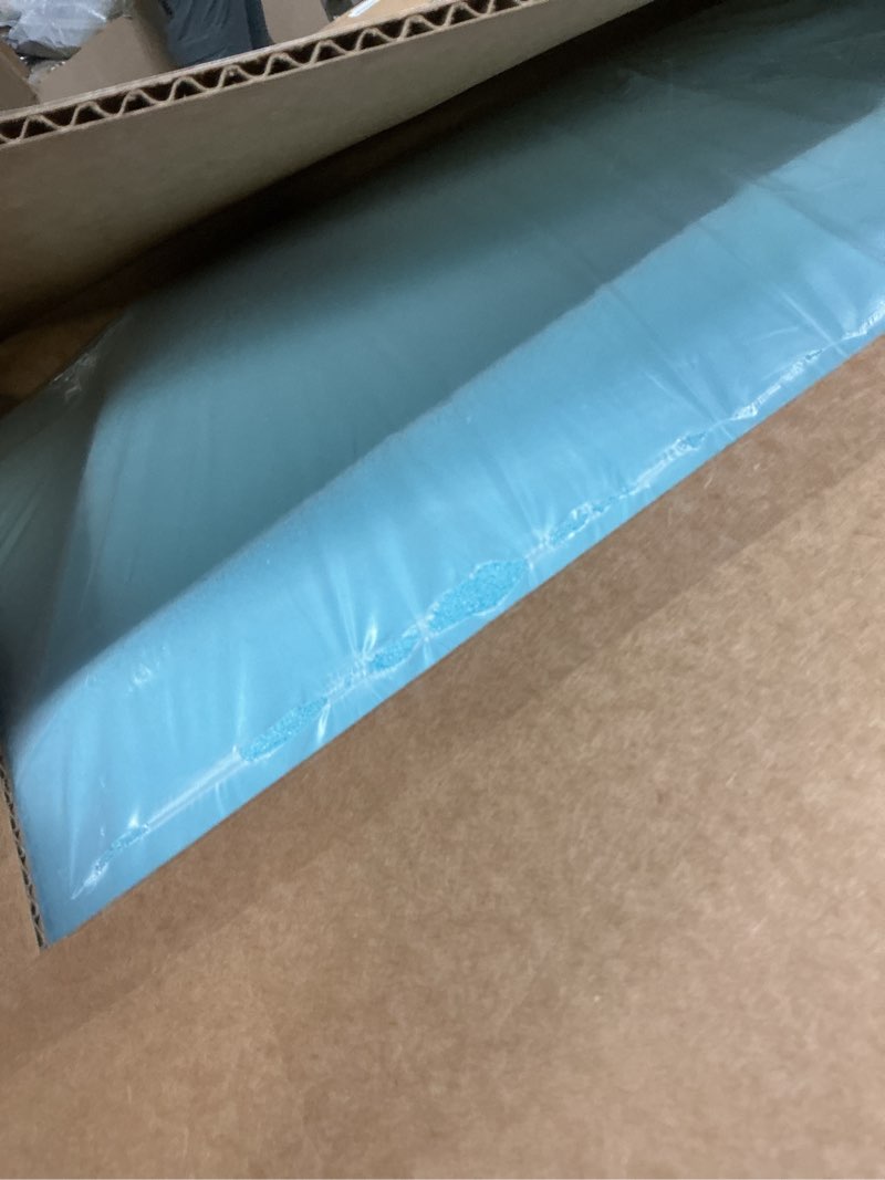 Condition photo showing As Is for linenspa memory foam mattress topper - 2 inch gel infused memory foam - plush feel - cooling and pressure relieving - certipur certified - dorm room essentials - queen size queen 2 inch classic gel