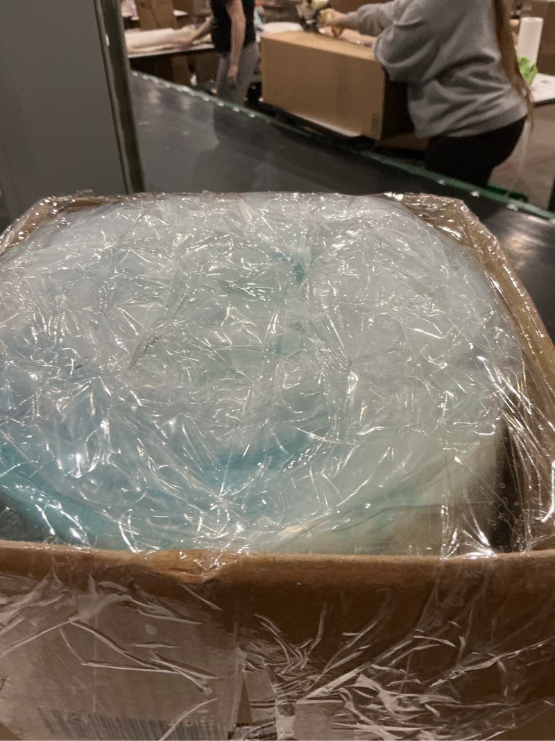 Condition photo showing As Is for ego topper 2 inch queen memory foam mattress topper, cooling gel foam mattress topper for pressure relief, ventilated design bed topper in a box, certipur-us certified, 60"×80", medium