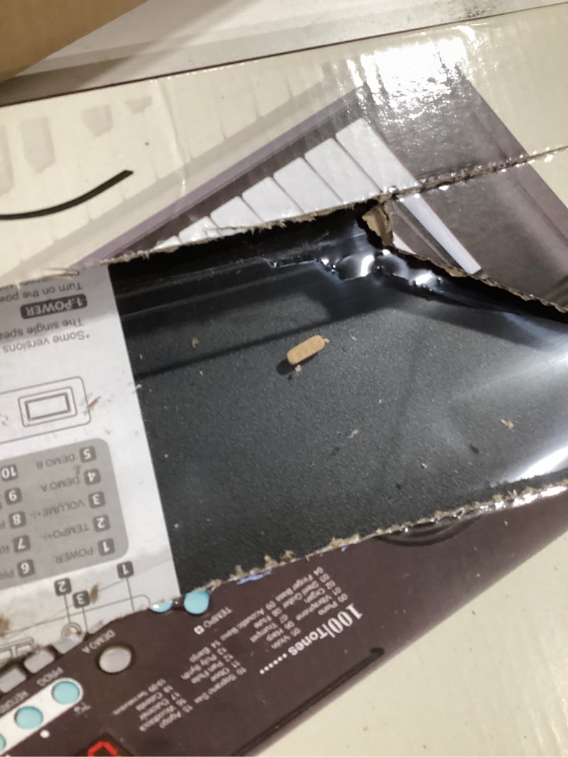 Condition photo showing Good Condition for 61 key piano keyboard, Electronic Digital Piano with Built-In Speaker Microphone, Portable Keyboard Gift Teaching for Beginners, electric piano for kids, Birthday Gift for Children