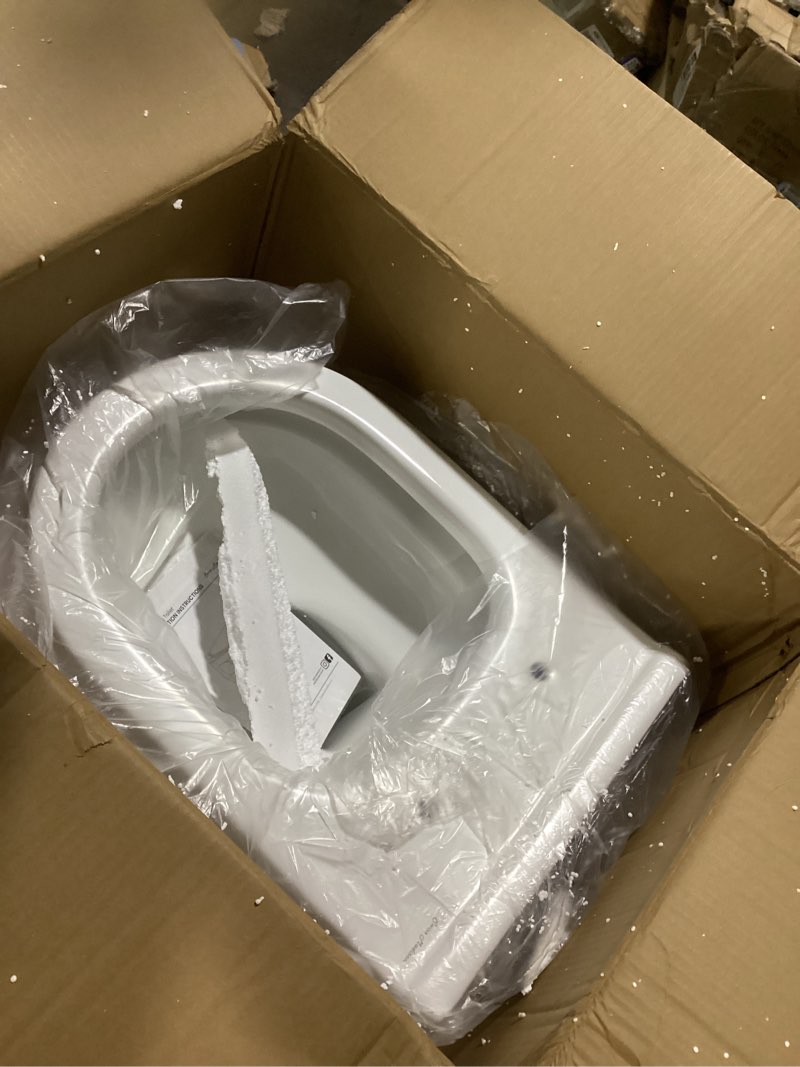 Condition photo showing Good Condition for Swiss Madison Well Made Forever SM-WK450-01C - Ivy Wall Hung Elongated Toilet Bundle, Glossy White