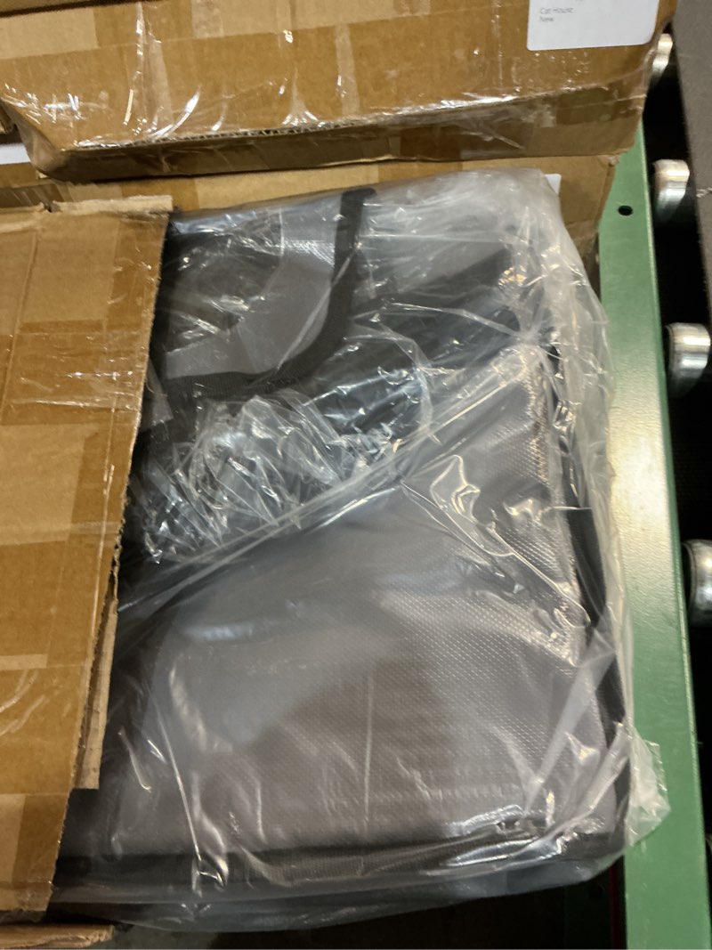 Condition photo showing New/Like New for Indoor/Outdoor Cat House - Weatherproof Cat Shelter for Outside with Rear Window- Insulated Elevated House for Stray/Barn Cats with Cozy Cushion - Waterproof Feral Cat House