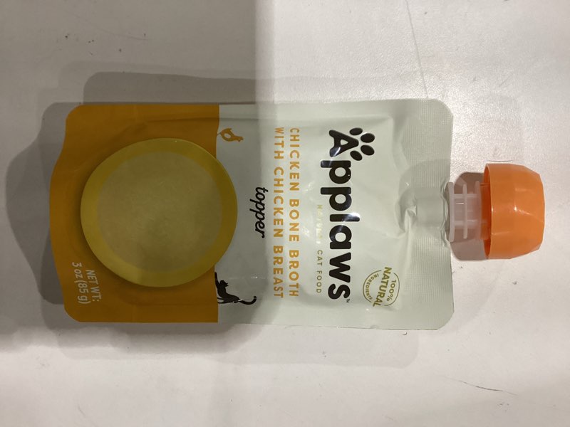 (Chicken bone broth) Applaws Natural Wet Cat Food in Topper, Limited and Natural Ingredients, High Protein with No Artifi (pack of 12)