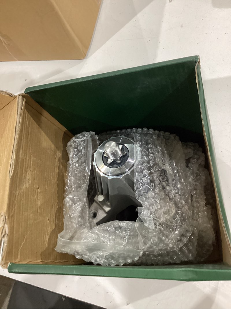 Condition photo showing As Is for udc parts 918-06980 spindle assembly replacement for cub cadet 50 inch 618-06980 xt1 gt50 kh rzt-lx50kw fab rzt-sx50efi fab troy bilt mustang xp 50" 17arcacq011 craftsman g8200 g8300 z550 490-130-c019