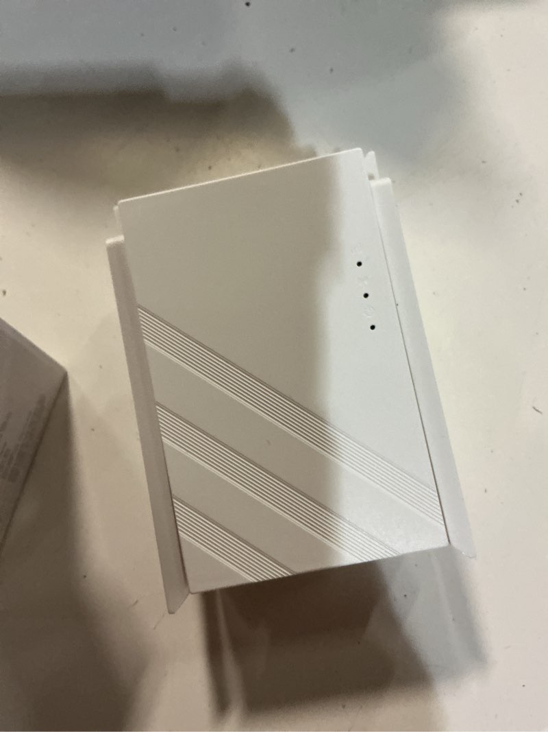 Condition photo showing Good Condition for 2026 1.2gbps wifi extender signal booster, up to 12880 sq. ft, dual band(5ghz/2.4ghz), easy setup wifi range extender for home with ethernet port, stable speed repeater with 100+ devices (white)