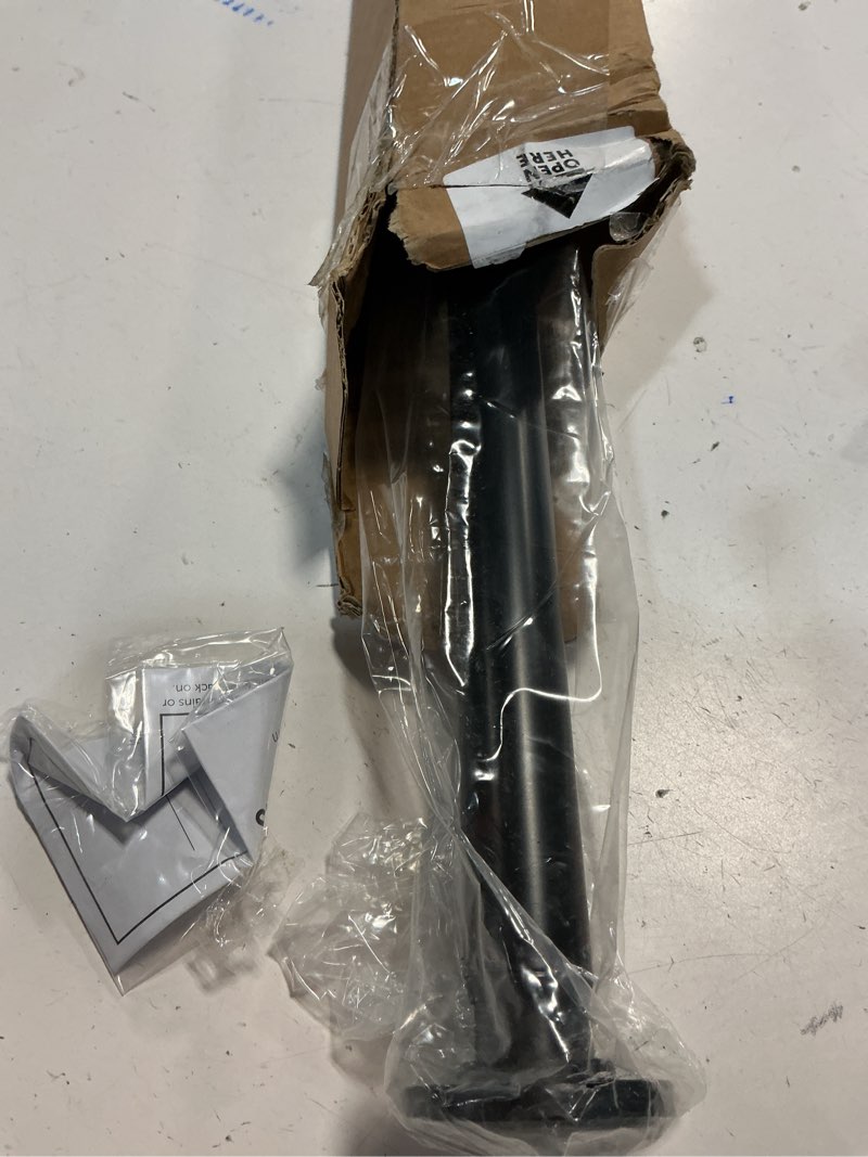 Condition photo showing New/Like New for ivilon tension curtain rod - spring tension rod for windows or shower, 24 to 36 inch. black 24" to 36" black