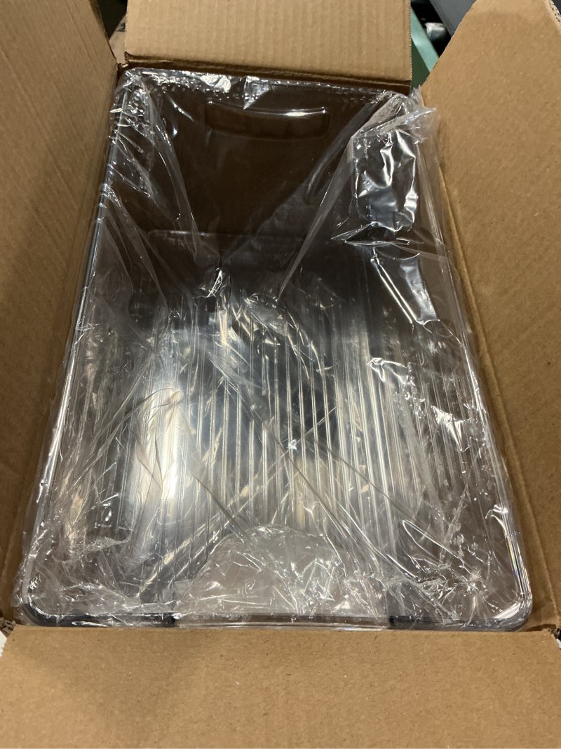 Condition photo showing Good Condition for hudgan 2 pack deep freezer organizer bins, straight side stackable chest freezer storage bins, pantry organizers and storage, food-grade plastic