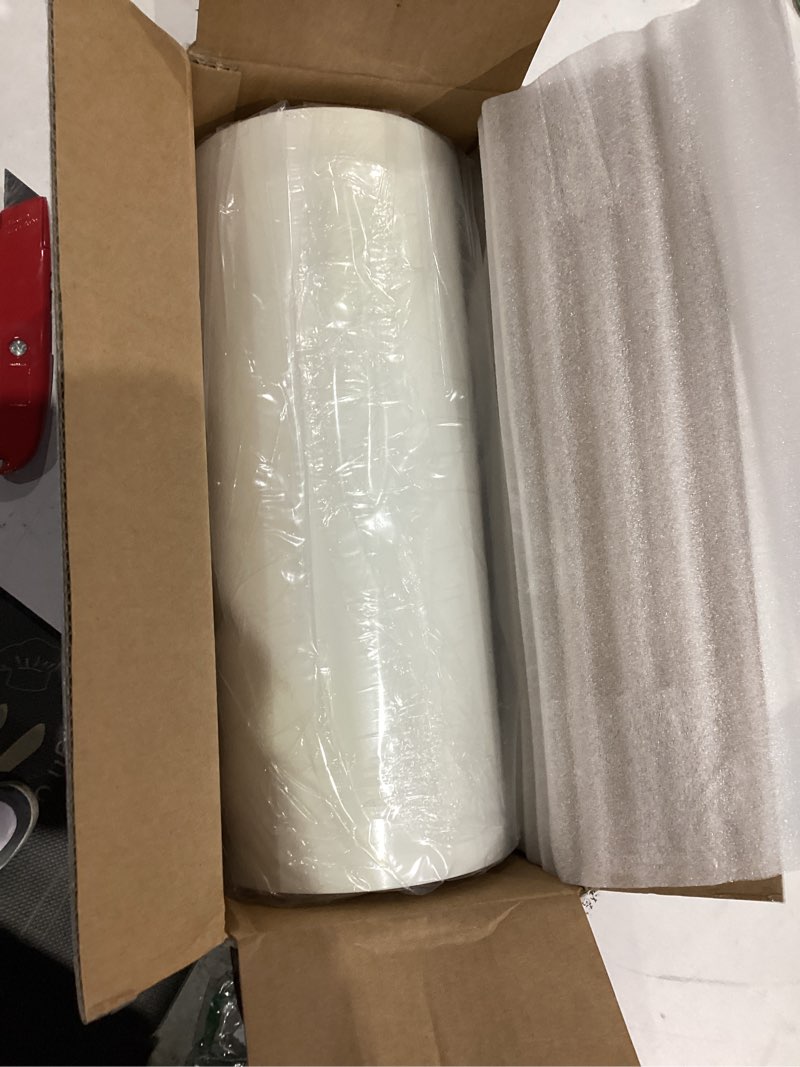 Condition photo showing New/Like New for DTF Transfer Film Roll 13 Inch x 328 FT for Double-Side Matte Clear Pretreat Sheets, PET Heat Transfer Paper for Inkjet Printer Direct Print on T Shirts Textile 13in x 328ft