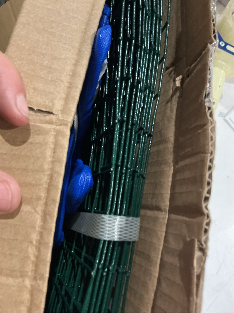 Condition photo showing Good Condition for 4 pack plant protectors from animals, 12''x12'' metal plant cages for outdoor plants, garden plant protector with stakes & zip ties, keep rabbits squirrels out, plant cage for flowers vegetables 12x12 in 4 pack