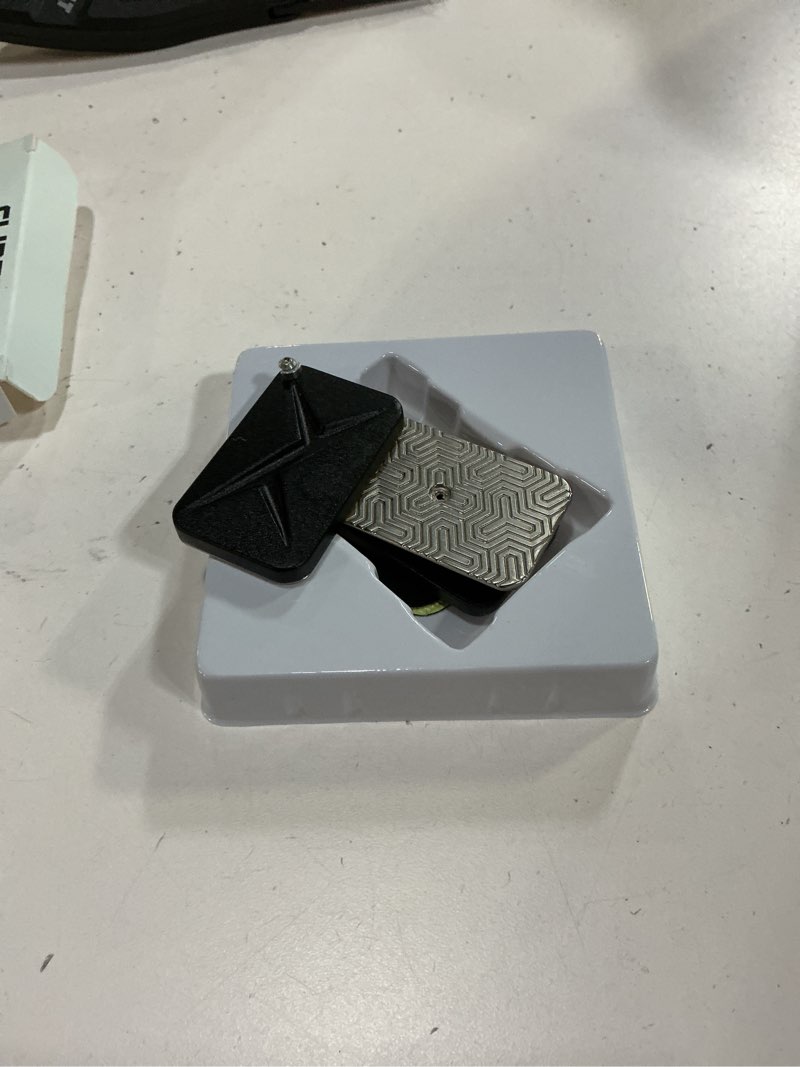 Condition photo showing New/Like New for fidget toys adults, trackless fidget slider, metal magnetic haptic fidget slider, fidget toys for stress relief, cool office gadgets, gift for men (black)