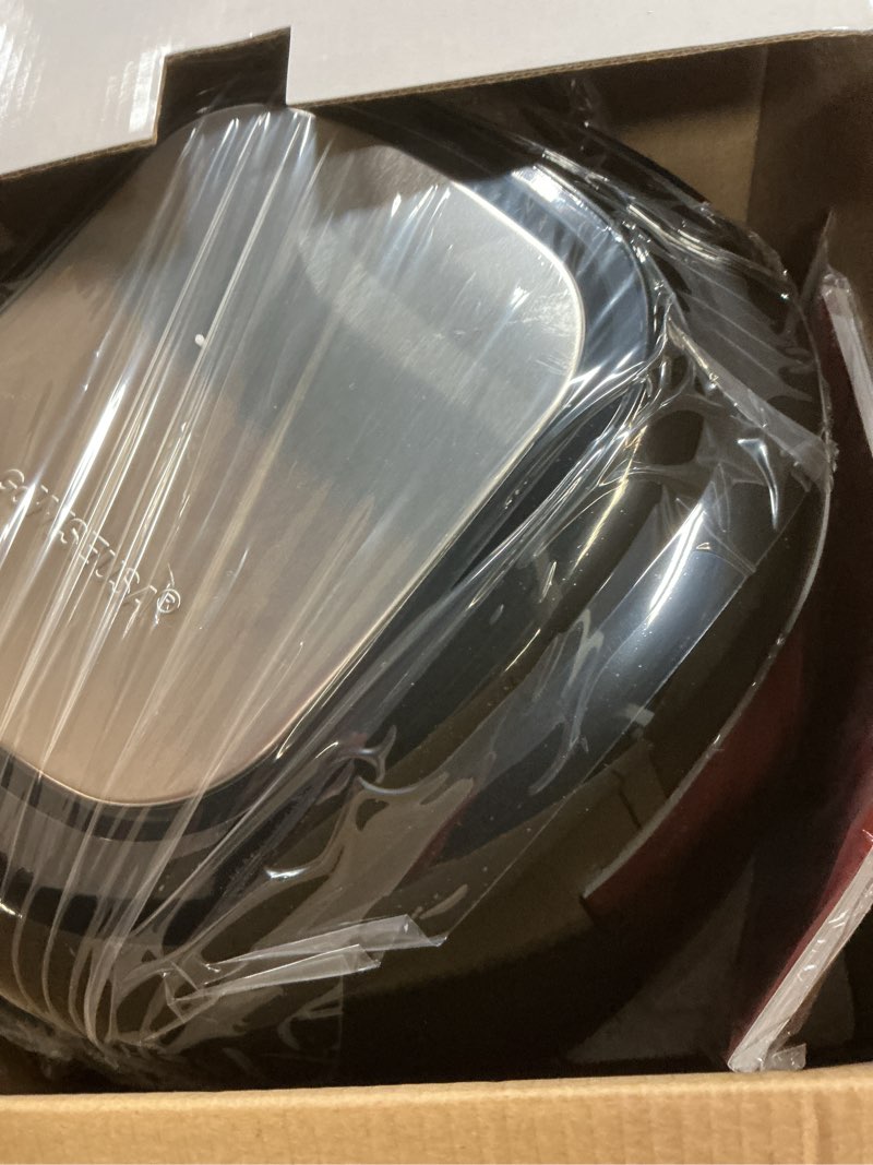 Condition photo showing New/Like New for GoWISE USA 1700-Watt 5.8-QT 8-in-1 Digital Air Fryer with Recipe Book, Black Black 5.8-QT Air Fryer