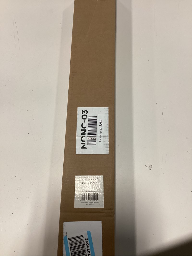 Condition photo showing New/Like New for lazblinds cordless cellular shades, no tools no drill light filtering honeycomb shades pleated blinds for windows, 27'' w x 48'' h, light grey light filtering-light grey 27'' w x 48'' h