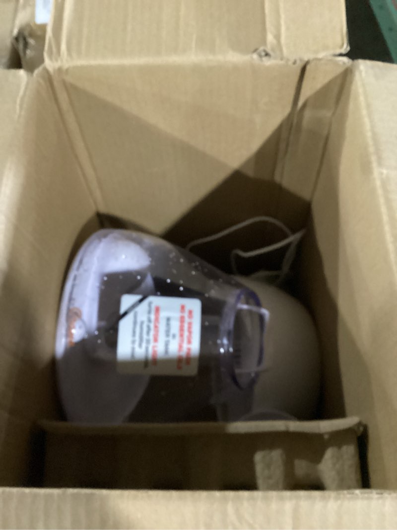 Condition photo showing As Is for Crane White Drop Ultrasonic Cool Mist Teardrop Humidifier, 1 Gallon Tank, Baby Humidifier for Nursery, Bedroom, Plants, Office, Adjustable Mist Levels White 1 Gallon