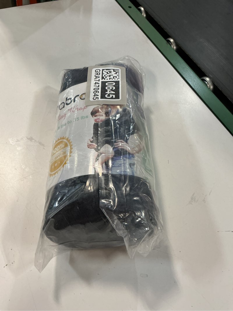 Condition photo showing New/Like New for acrabros baby wrap carrier,hands free baby carrier sling,lightweight,breathable,softness,perfect for newborn infants and babies shower gift,black