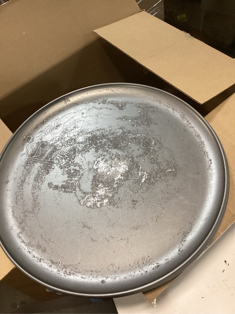 Condition photo showing As Is for (Similar) American Metalcraft TP18 TP Series 18-Gauge Aluminum Pizza Pan, Standard Weight, Wide Rim, 18-Inch,Silver
