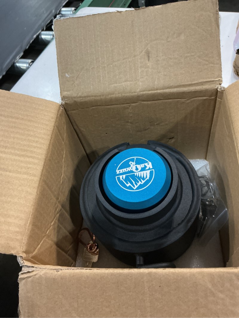 Condition photo showing Good Condition for trailer lock, heavy duty trailer ball lock fits 2 5/16-inch couplers, anti-theft, anti-smashing, secures safety chains, solid steel towing hitch accessories for rv, cargo, boat (with handle)