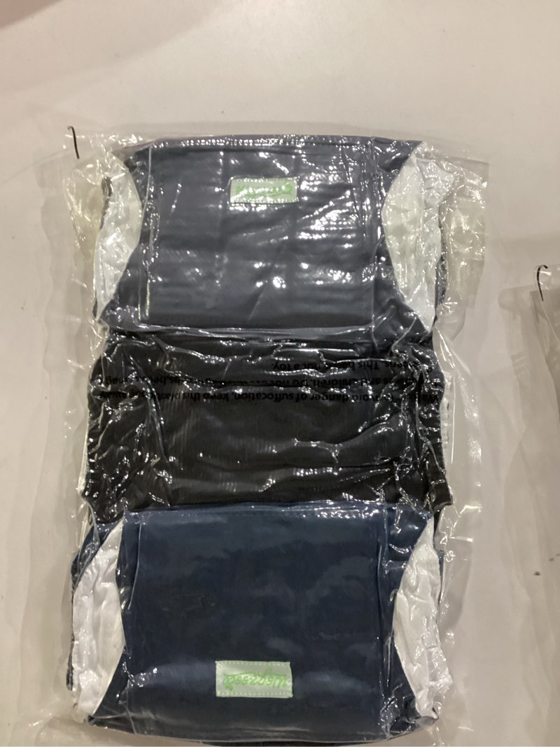 Condition photo showing New/Like New for Wegreeco Washable Male Dog Belly Band - Pack of 3 - Washable Male Dog Belly Wrap, Small Doggie Dog Diapers Male for Doggy Puppy (Black, Charcoal, Navy, Small)