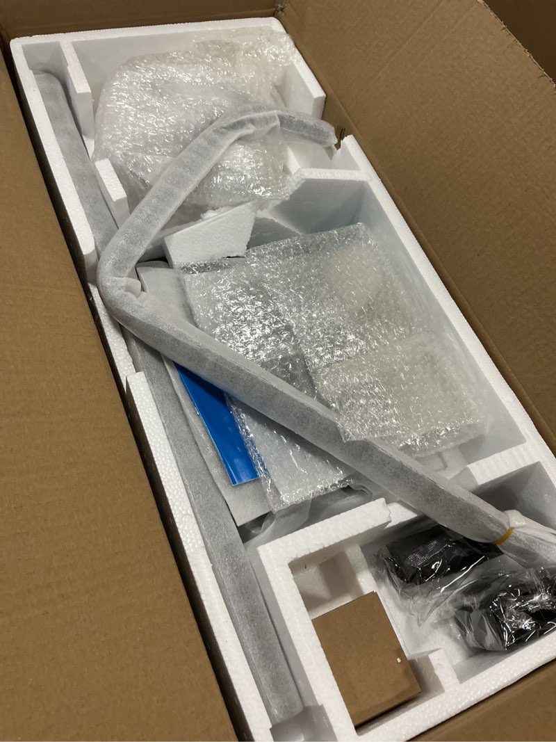 Condition photo showing New/Like New for Exposed Shower System Matte Black Outdoor Shower Fixture 8 Inch Rainfall Shower Head 3 Function Stainless Steel Bathroom Wall Mount Shower Faucet Set with Handheld Sprayer and Tub Spout