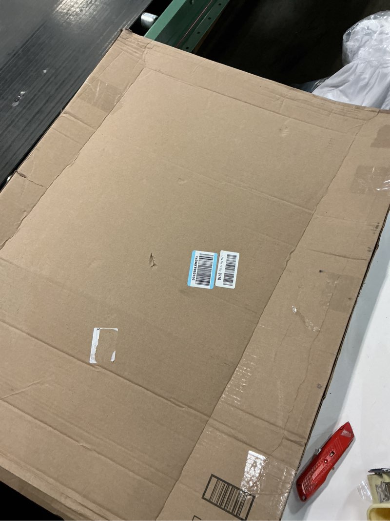 Condition photo showing As Is for Rempry 24x24 Picture Frame, Display Pictures 20x20 with Mat or 24x24 Without Mat, Wall Hanging or Tabletop Photo Frame, Black Poster Frame, 1 Pack 24x24 Matted to 20x20